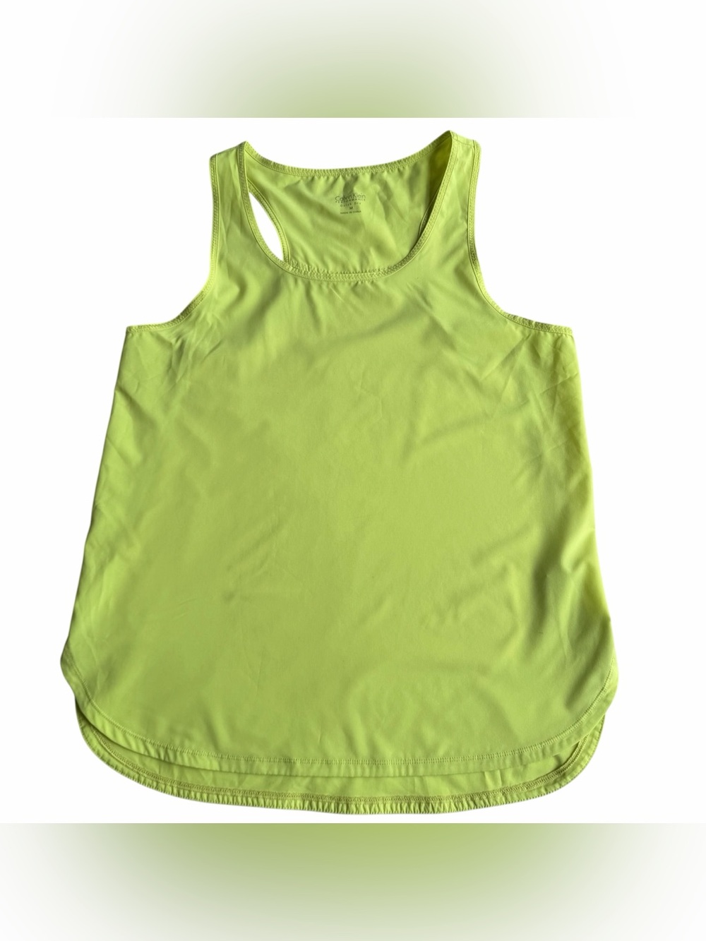 New Calvin Klein Performance Women's High Low Hem Workout Gym Tank